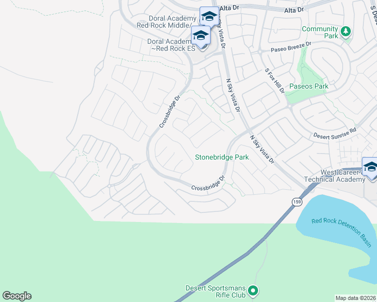 map of restaurants, bars, coffee shops, grocery stores, and more near 884 Cirrus Cloud Avenue in Las Vegas