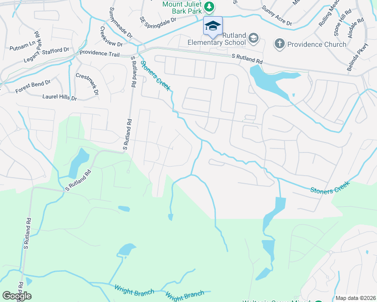 map of restaurants, bars, coffee shops, grocery stores, and more near 609 Foster Lane in Mt. Juliet