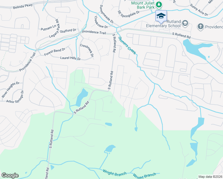 map of restaurants, bars, coffee shops, grocery stores, and more near 204 South Dunnwood Lane in Mt. Juliet