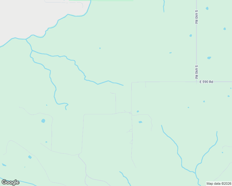 map of restaurants, bars, coffee shops, grocery stores, and more near 59100 South 4694 Road in Colcord
