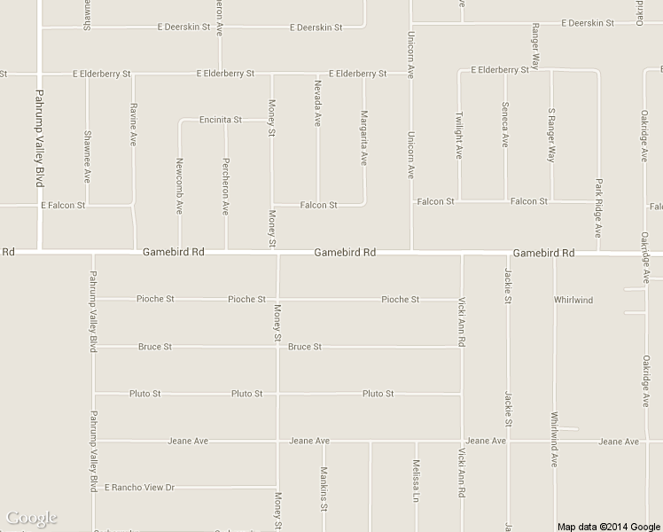 map of restaurants, bars, coffee shops, grocery stores, and more near 1641 E Gamebird Rd in Pahrump