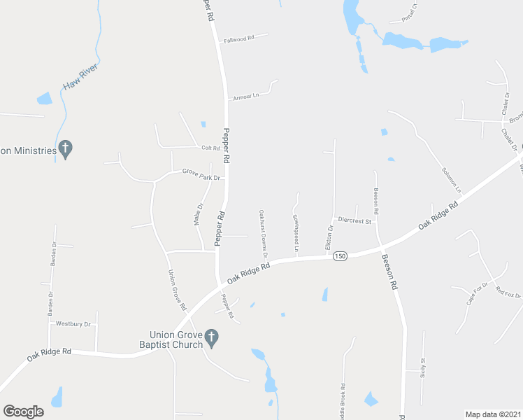 map of restaurants, bars, coffee shops, grocery stores, and more near 5719 Oakhurst Downs Drive in Oak Ridge