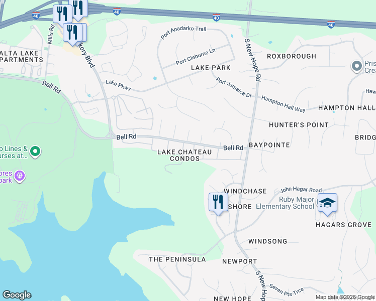 map of restaurants, bars, coffee shops, grocery stores, and more near in 