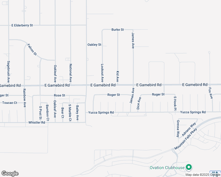 map of restaurants, bars, coffee shops, grocery stores, and more near 4201 East Gamebird Road in Pahrump