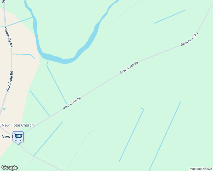 map of restaurants, bars, coffee shops, grocery stores, and more near 286 Deep Creek Road in Hertford