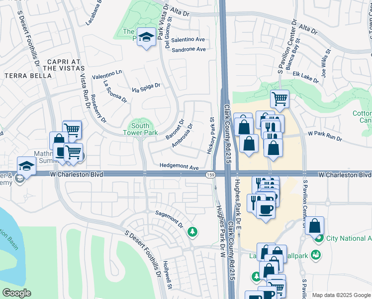 map of restaurants, bars, coffee shops, grocery stores, and more near 11241 Stanwick Avenue in Las Vegas