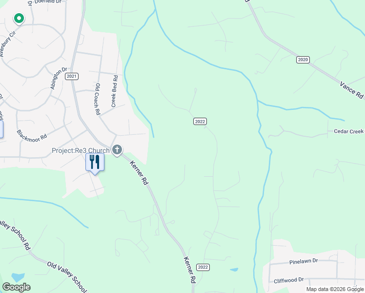 map of restaurants, bars, coffee shops, grocery stores, and more near 7750 Chambers Drive in Kernersville