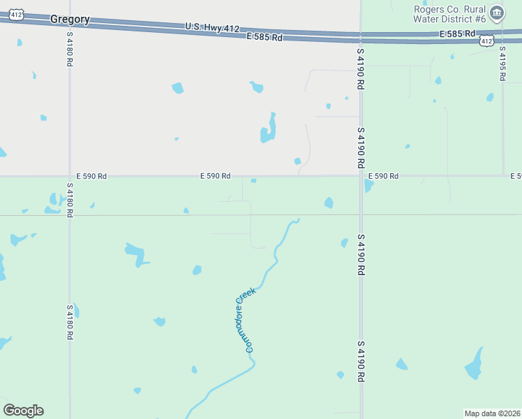 map of restaurants, bars, coffee shops, grocery stores, and more near 31085 South Anderson Road in Inola