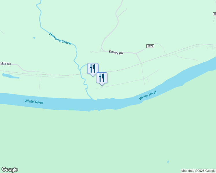 map of restaurants, bars, coffee shops, grocery stores, and more near 258 Lodge Lane in Norfork