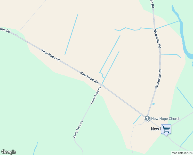 map of restaurants, bars, coffee shops, grocery stores, and more near 1985 New Hope Road in Hertford