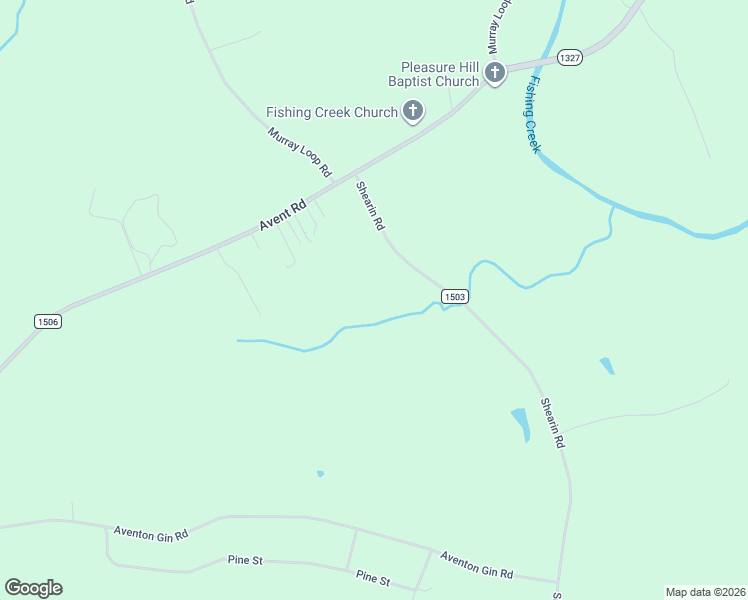 map of restaurants, bars, coffee shops, grocery stores, and more near 1515 Shearin Road in Whitakers