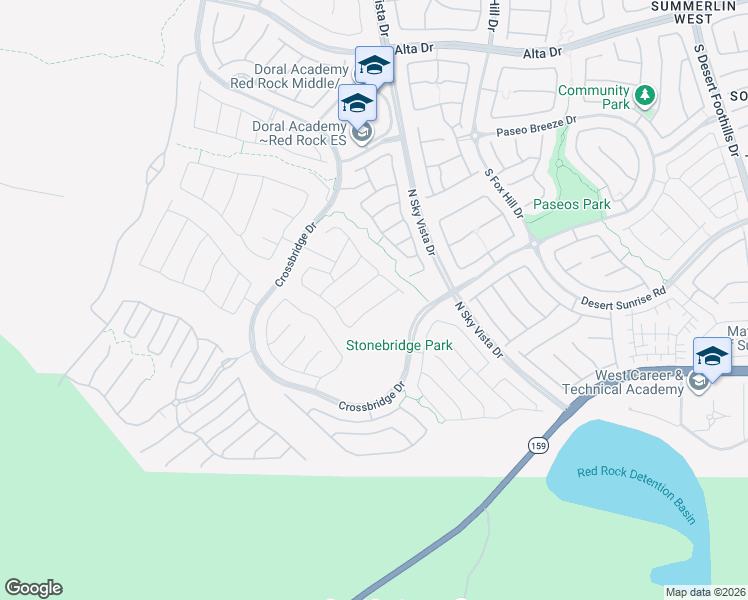 map of restaurants, bars, coffee shops, grocery stores, and more near 12380 Notch Trail Avenue in Las Vegas