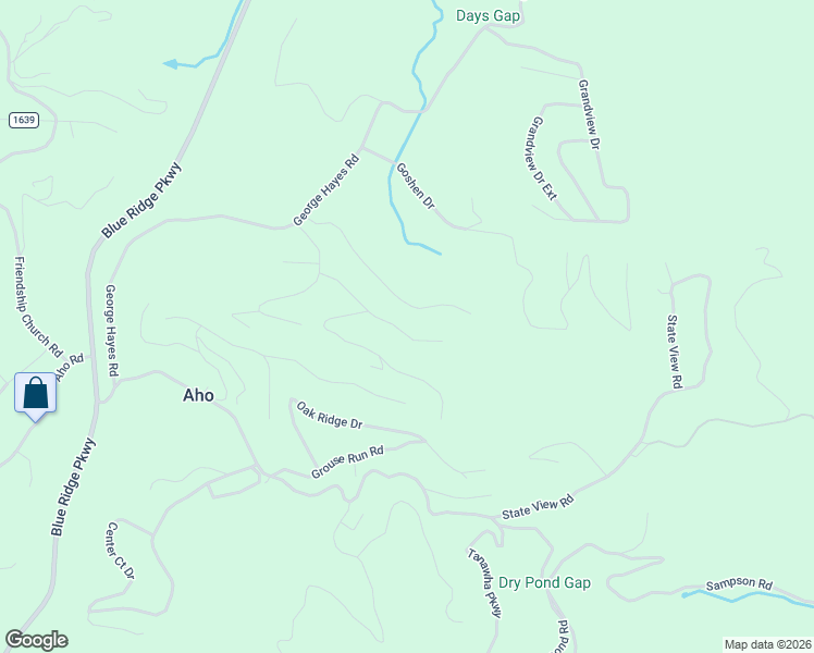 map of restaurants, bars, coffee shops, grocery stores, and more near 354 Virgil's Lane in Boone