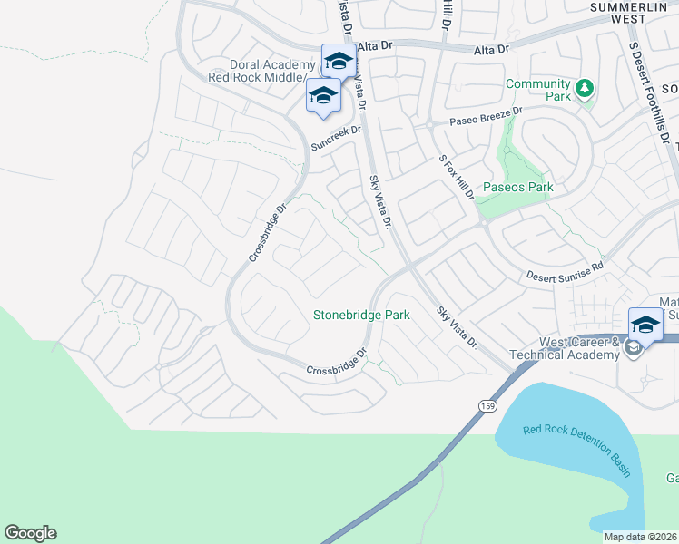 map of restaurants, bars, coffee shops, grocery stores, and more near 12355 Aster Hills Avenue in Las Vegas