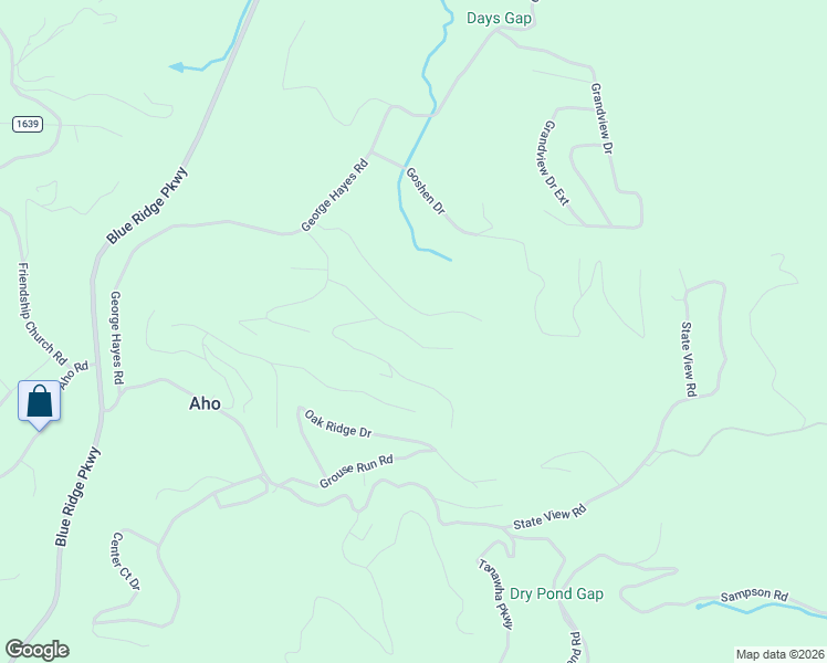 map of restaurants, bars, coffee shops, grocery stores, and more near 354 Virgil's Lane in Boone