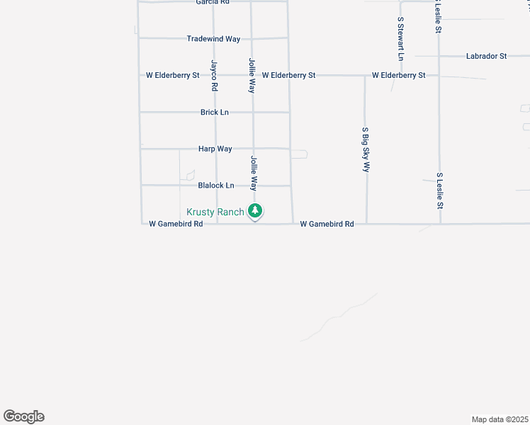 map of restaurants, bars, coffee shops, grocery stores, and more near 2600 West Gamebird Road in Pahrump