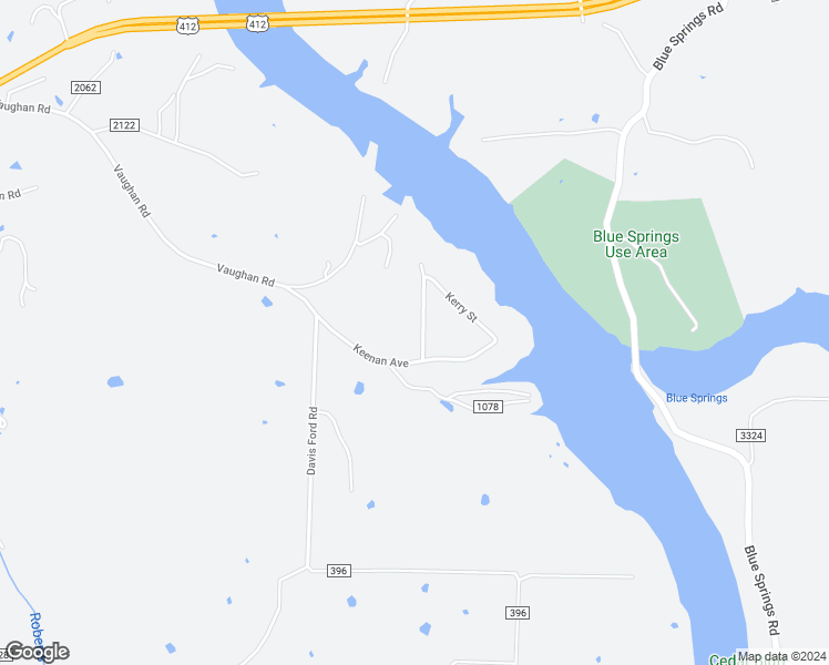 map of restaurants, bars, coffee shops, grocery stores, and more near 20021 West Rochelle Riviera Road in Springdale