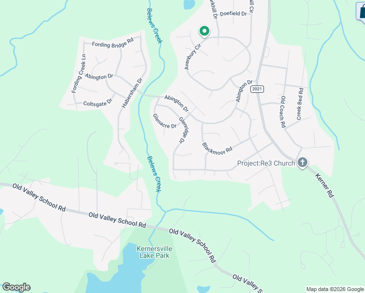 map of restaurants, bars, coffee shops, grocery stores, and more near 1817 Glenridge Drive in Kernersville
