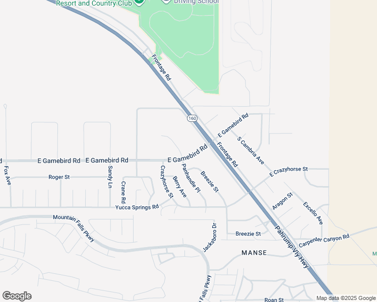 map of restaurants, bars, coffee shops, grocery stores, and more near 3981 Panhandle Place in Pahrump
