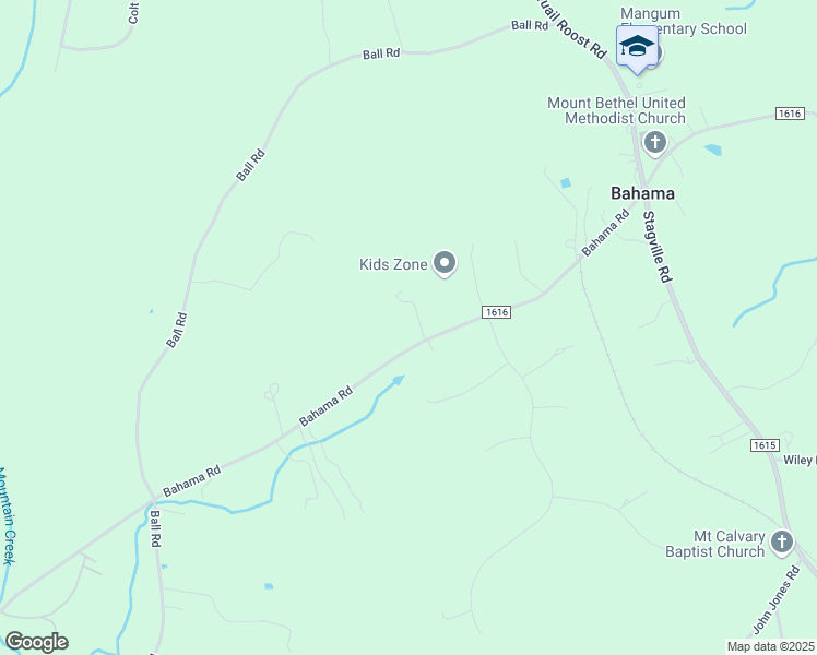 map of restaurants, bars, coffee shops, grocery stores, and more near 1025 Bahama Road in Bahama
