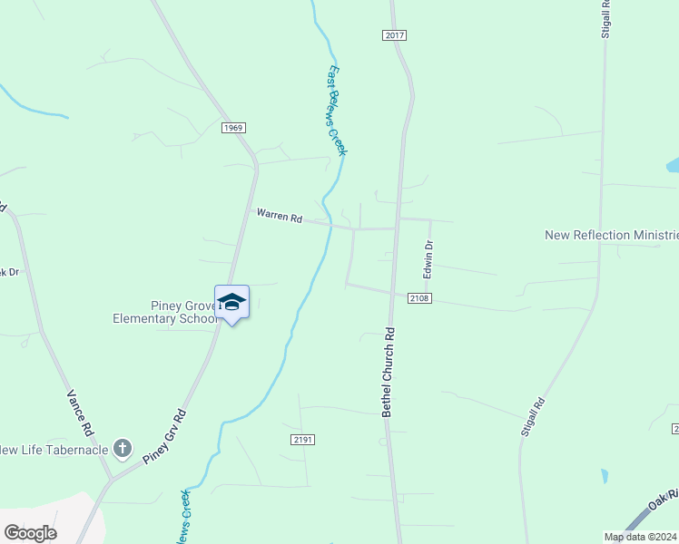 map of restaurants, bars, coffee shops, grocery stores, and more near 2714 McCollem Lane in Kernersville