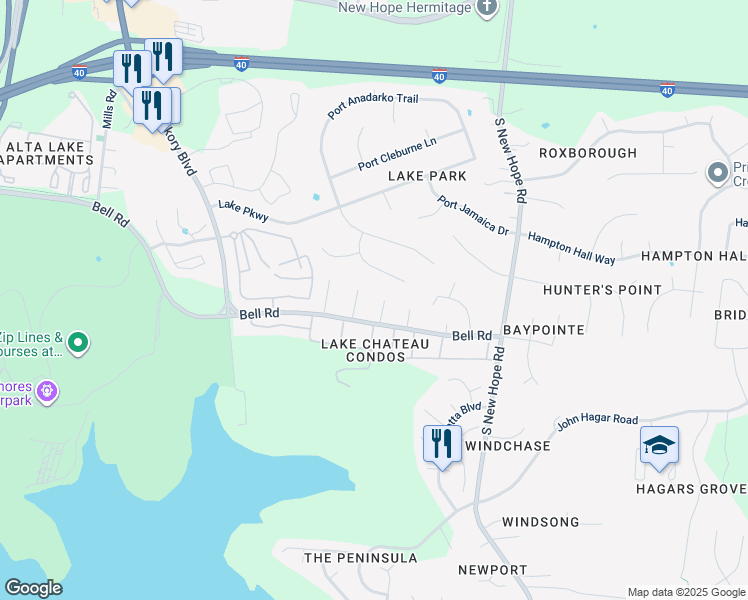 map of restaurants, bars, coffee shops, grocery stores, and more near 313 Canberra Court in Nashville