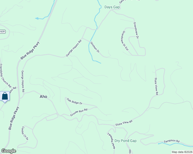 map of restaurants, bars, coffee shops, grocery stores, and more near 446 Virgil's Lane in Boone