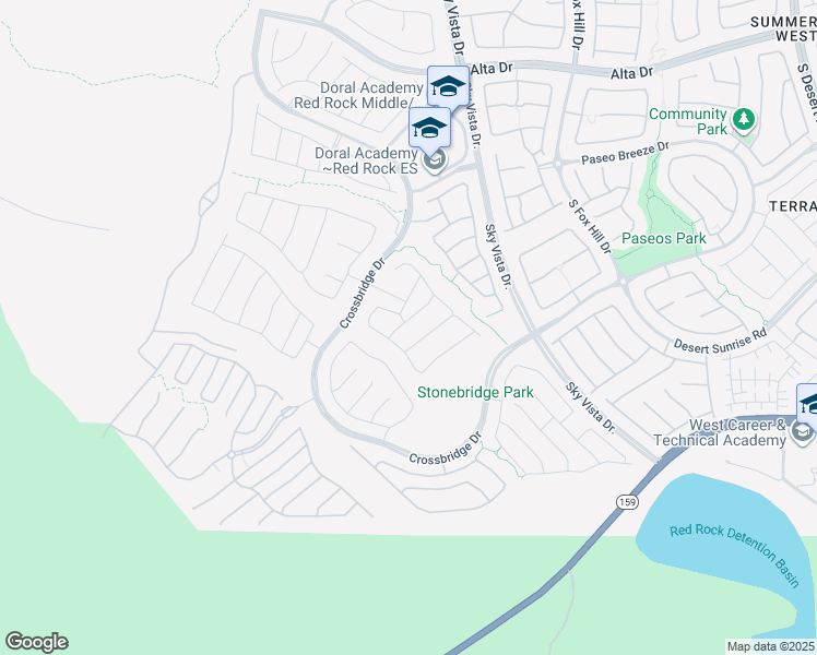 map of restaurants, bars, coffee shops, grocery stores, and more near 12415 Aster Hills Avenue in Las Vegas
