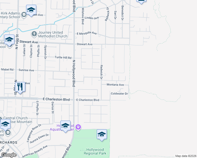 map of restaurants, bars, coffee shops, grocery stores, and more near 6875 El Cordobes Avenue in Las Vegas
