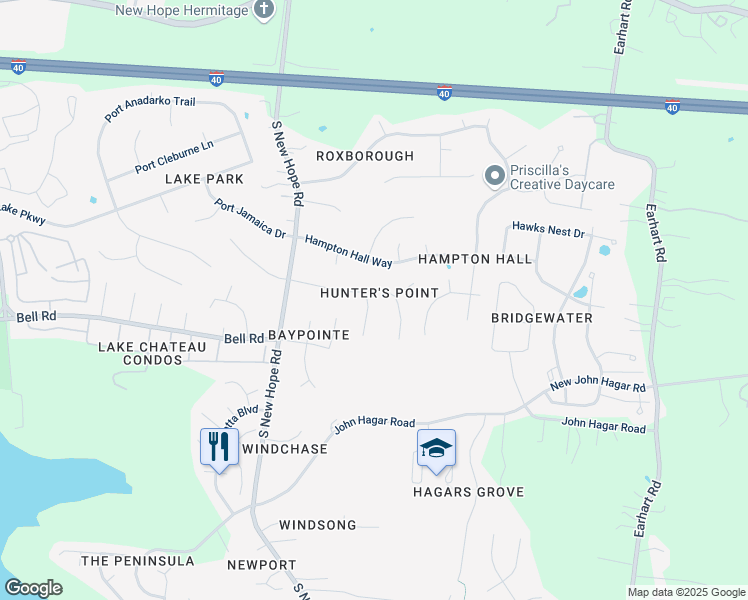 map of restaurants, bars, coffee shops, grocery stores, and more near 5203 Dove Trail in Nashville