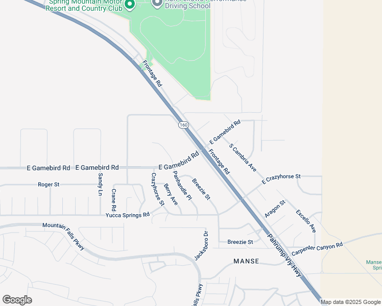 map of restaurants, bars, coffee shops, grocery stores, and more near 3900 Frontage Road in Pahrump