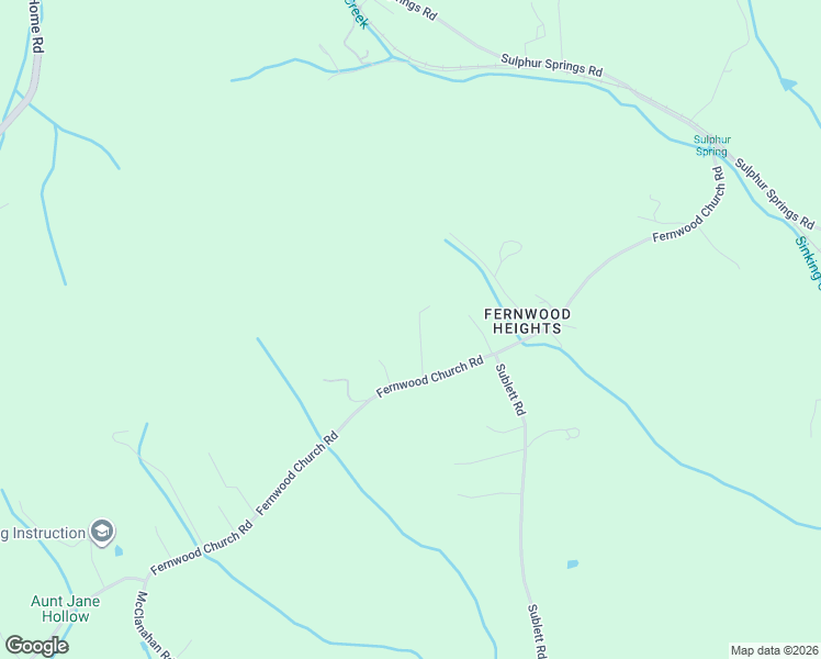 map of restaurants, bars, coffee shops, grocery stores, and more near 3360 Fernwood Road in Morristown