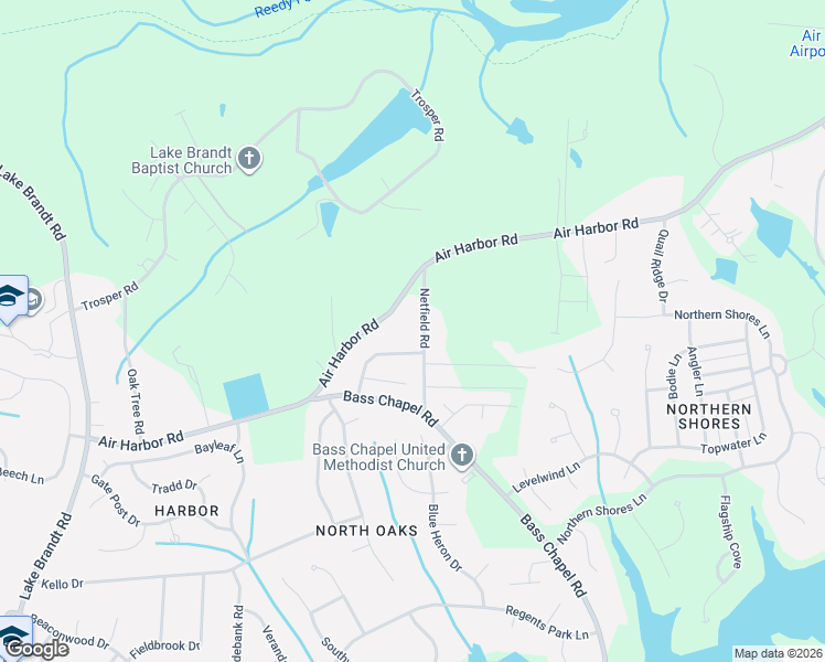 map of restaurants, bars, coffee shops, grocery stores, and more near 5904 Netfield Road in Greensboro