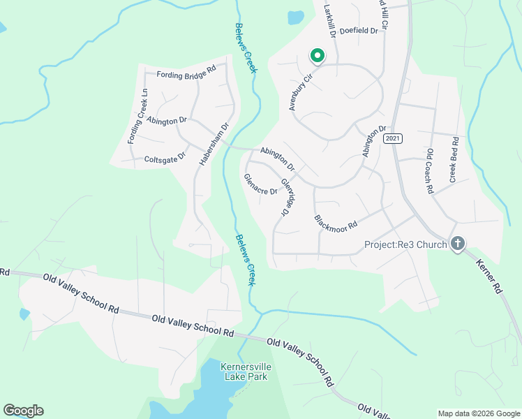 map of restaurants, bars, coffee shops, grocery stores, and more near 1808 Glenridge Drive in Kernersville