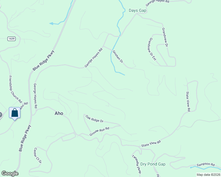 map of restaurants, bars, coffee shops, grocery stores, and more near 354 Virgil's Lane in Boone