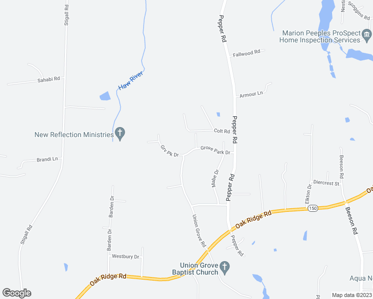 map of restaurants, bars, coffee shops, grocery stores, and more near 8926 Grove Park Drive in Oak Ridge