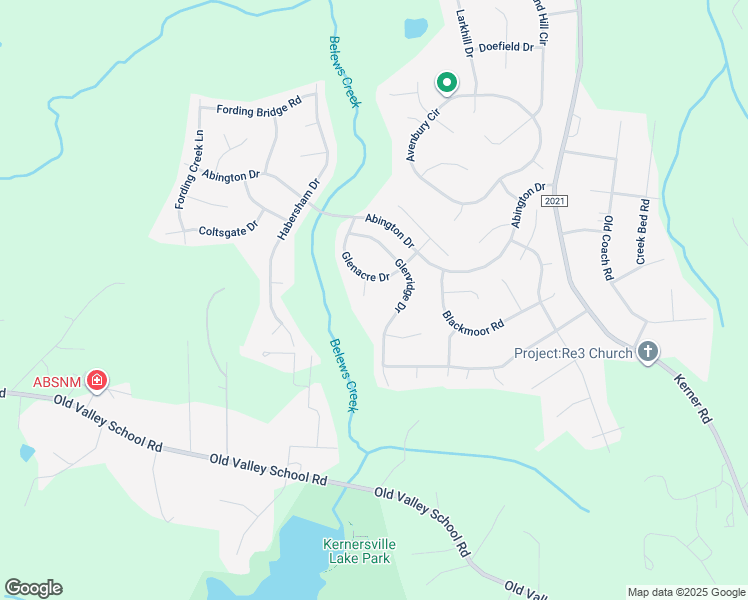 map of restaurants, bars, coffee shops, grocery stores, and more near 1905 Glenacre Court in Kernersville
