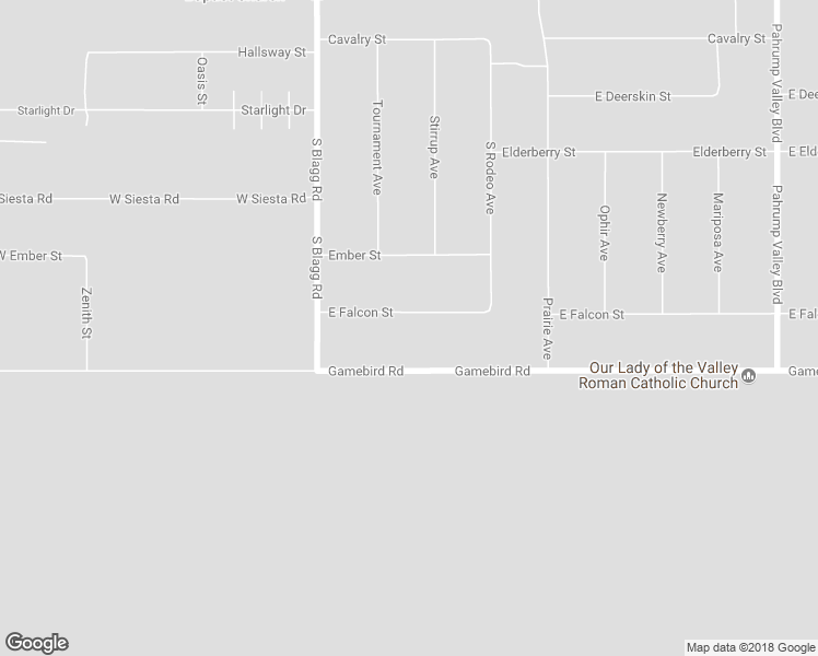 map of restaurants, bars, coffee shops, grocery stores, and more near 201 East Falcon Street in Pahrump