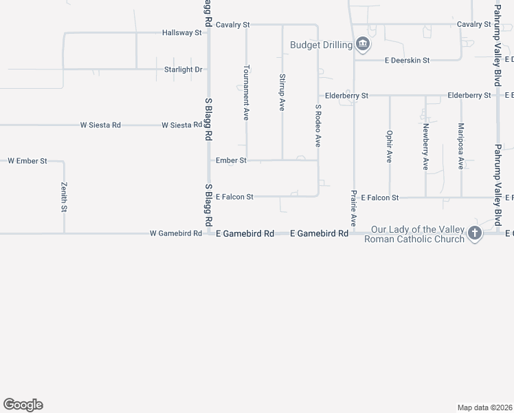 map of restaurants, bars, coffee shops, grocery stores, and more near 171 East Falcon Street in Pahrump