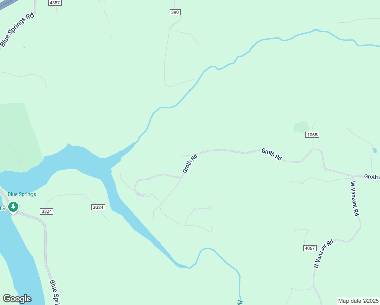 map of restaurants, bars, coffee shops, grocery stores, and more near 19970 Groth Road in Springdale