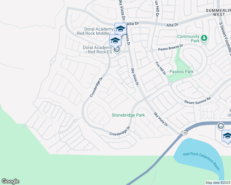 map of restaurants, bars, coffee shops, grocery stores, and more near 12355 Aster Hills Avenue in Las Vegas