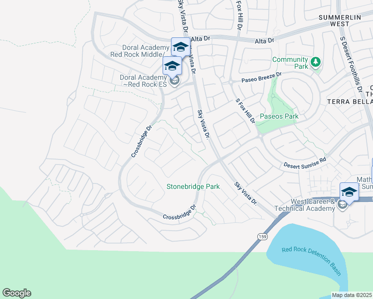 map of restaurants, bars, coffee shops, grocery stores, and more near 776 Spirit Lake Street in Las Vegas