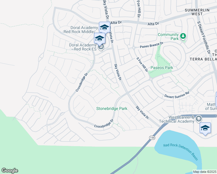 map of restaurants, bars, coffee shops, grocery stores, and more near 776 Spirit Lake Street in Las Vegas