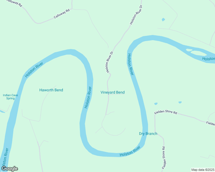 map of restaurants, bars, coffee shops, grocery stores, and more near 1955 Holston River Drive in Rutledge