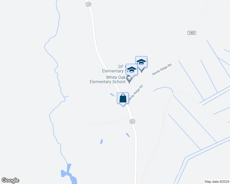 map of restaurants, bars, coffee shops, grocery stores, and more near 1841 Virginia Road in Edenton