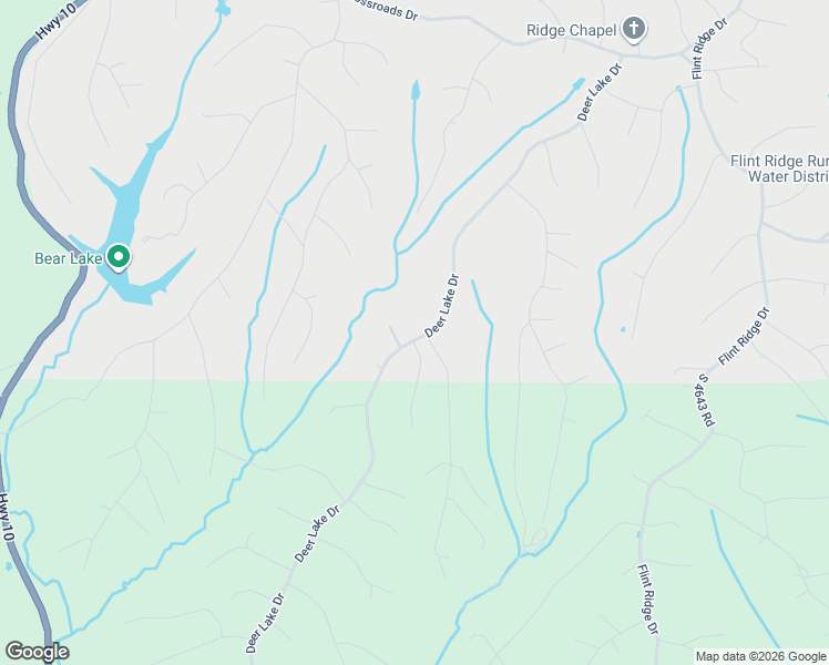 map of restaurants, bars, coffee shops, grocery stores, and more near 2-4 Deer Lake Road in Kansas