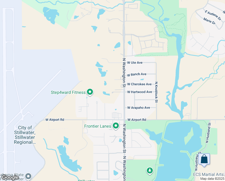 map of restaurants, bars, coffee shops, grocery stores, and more near in Stillwater