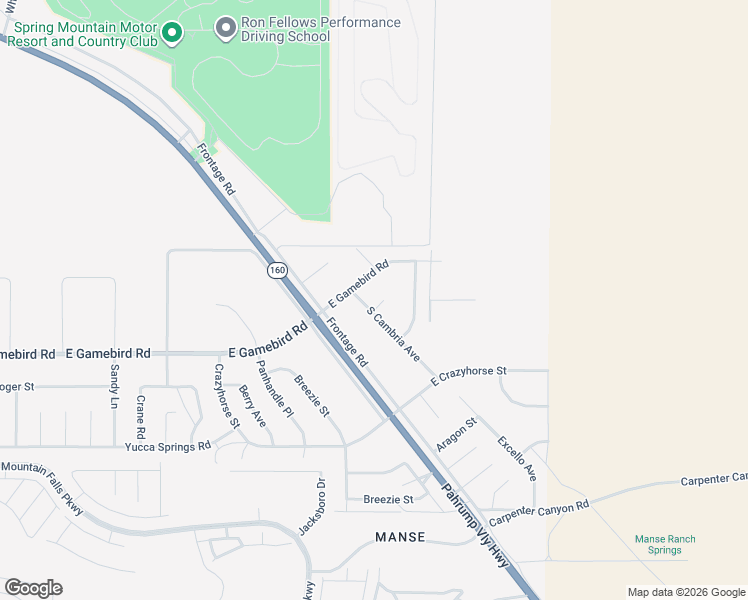 map of restaurants, bars, coffee shops, grocery stores, and more near 3851 South Cambria Avenue in Pahrump