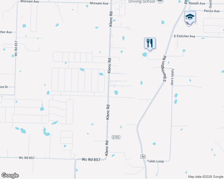 map of restaurants, bars, coffee shops, grocery stores, and more near 975 Klenc Rd in Springdale