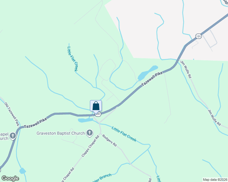map of restaurants, bars, coffee shops, grocery stores, and more near 8412 Graceland Road in Knox County